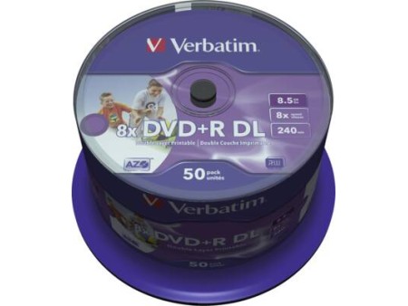 DVD+R DOUBLE LAYER 8.5GB 8X  printable